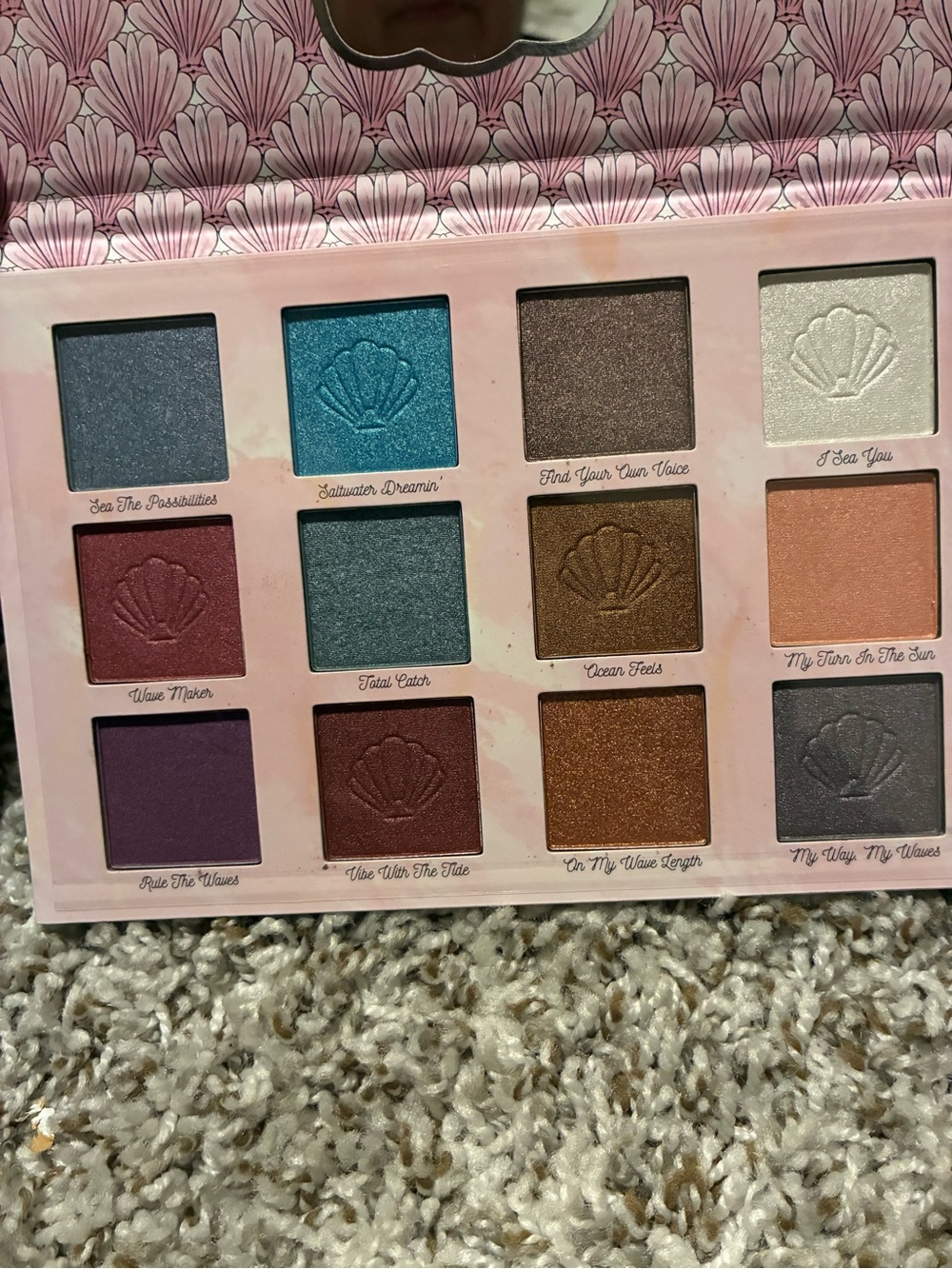Eyeshadow Palette - Assorted Blue, Teal, Brown, Pink & Purple Shades
